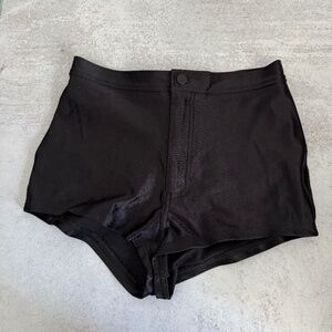 American Apparel Black Disco Shorts (M)
